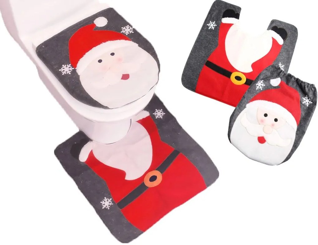 Tutumi Tutumi, vianočná dekorácia na toaletu Santa Claus KF399, CHR-09521