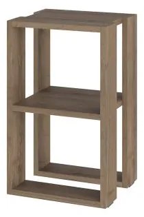 Nočný stolík Houseland Lonie dub tmavý