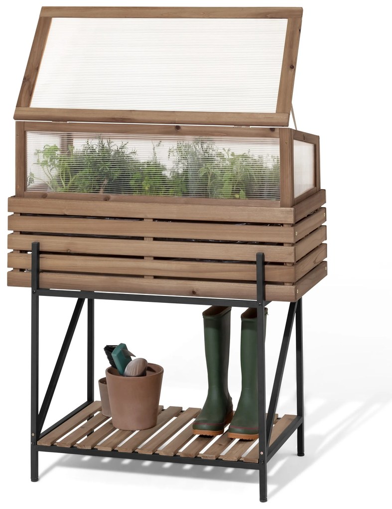 Vyvýšený záhon s nadstavcom na parenisko »Elin«