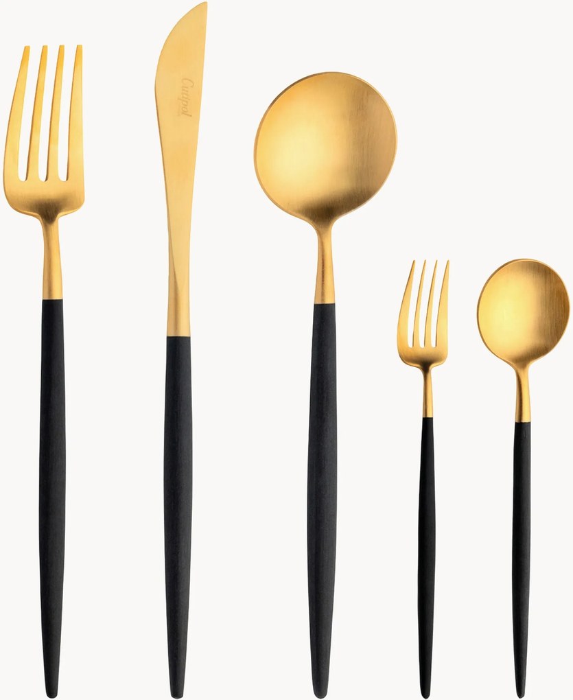 Ručne vyrobená súprava príborov Goa, v rôznych veľkostiach