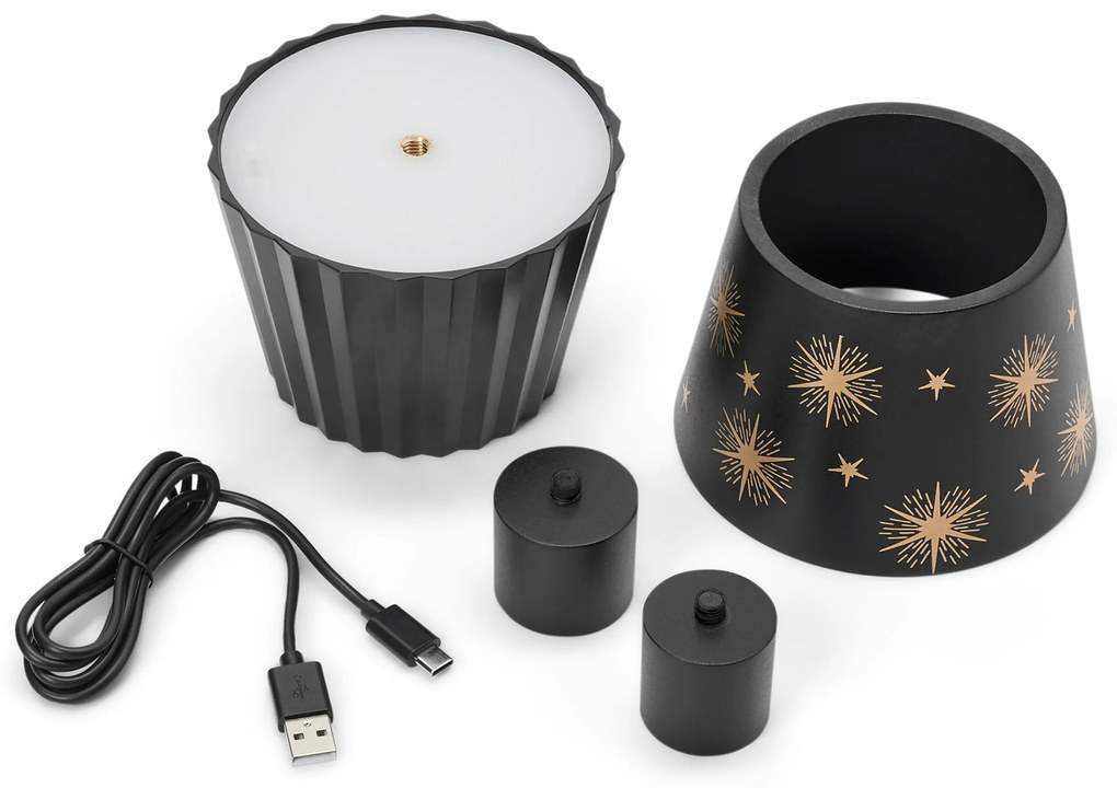 LED svetlo na fľašu s vymeniteľným tienidlom