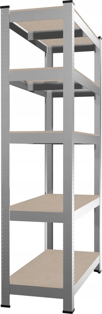 CH 5- policový kovový úložný regál Tosca X. 150 x 70 x 30 cm