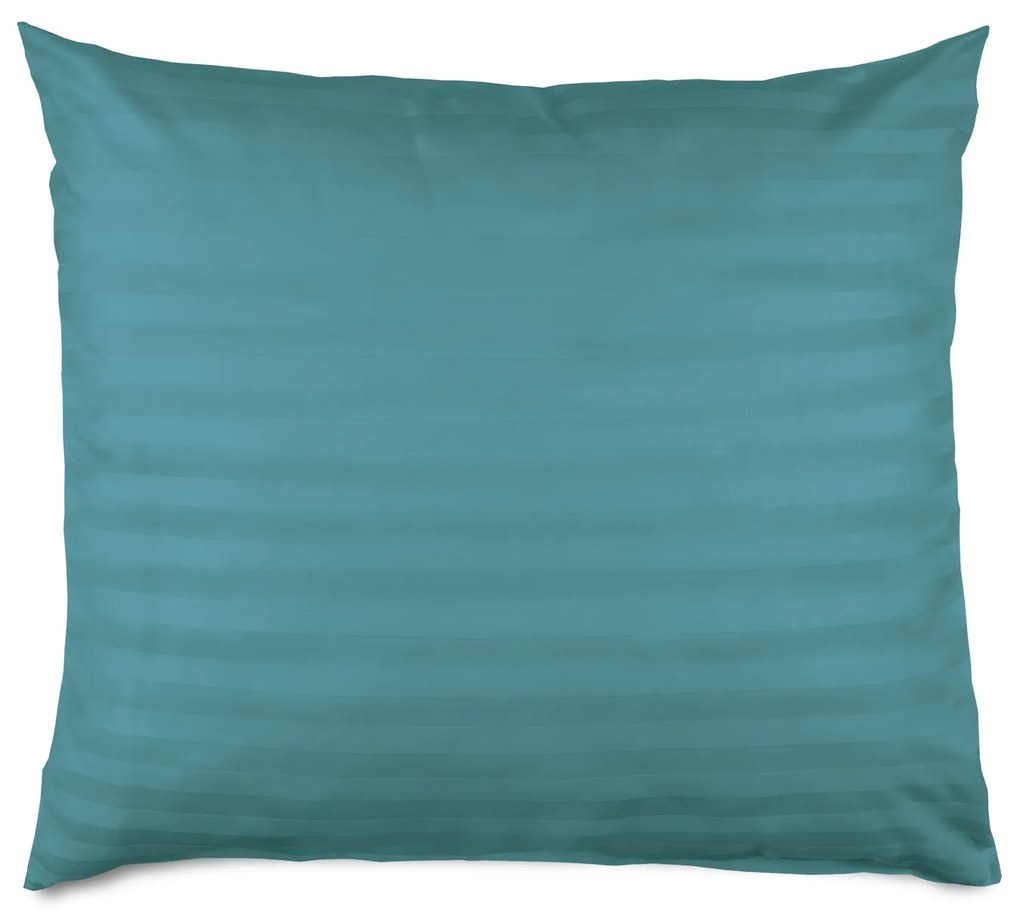 BAMBUSOVÁ OBLIEČKA NA VANKÚŠ STRIPE SEA 50X60 CM TYRKYSOVÁ