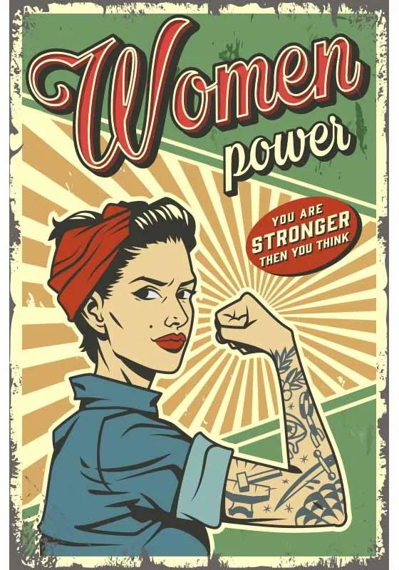 Ceduľa Women Power