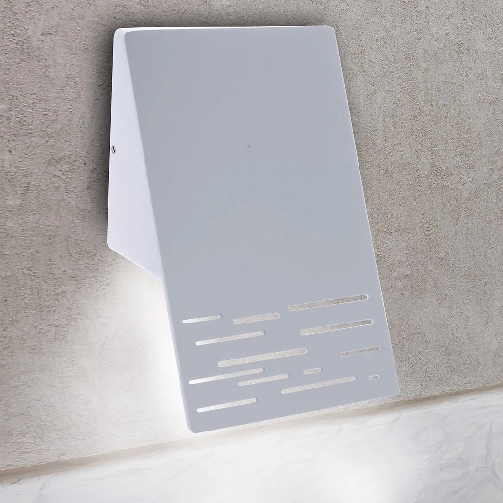 Exteriérové nástenné LED svietidlo Line, 1x LED 10w, biele
