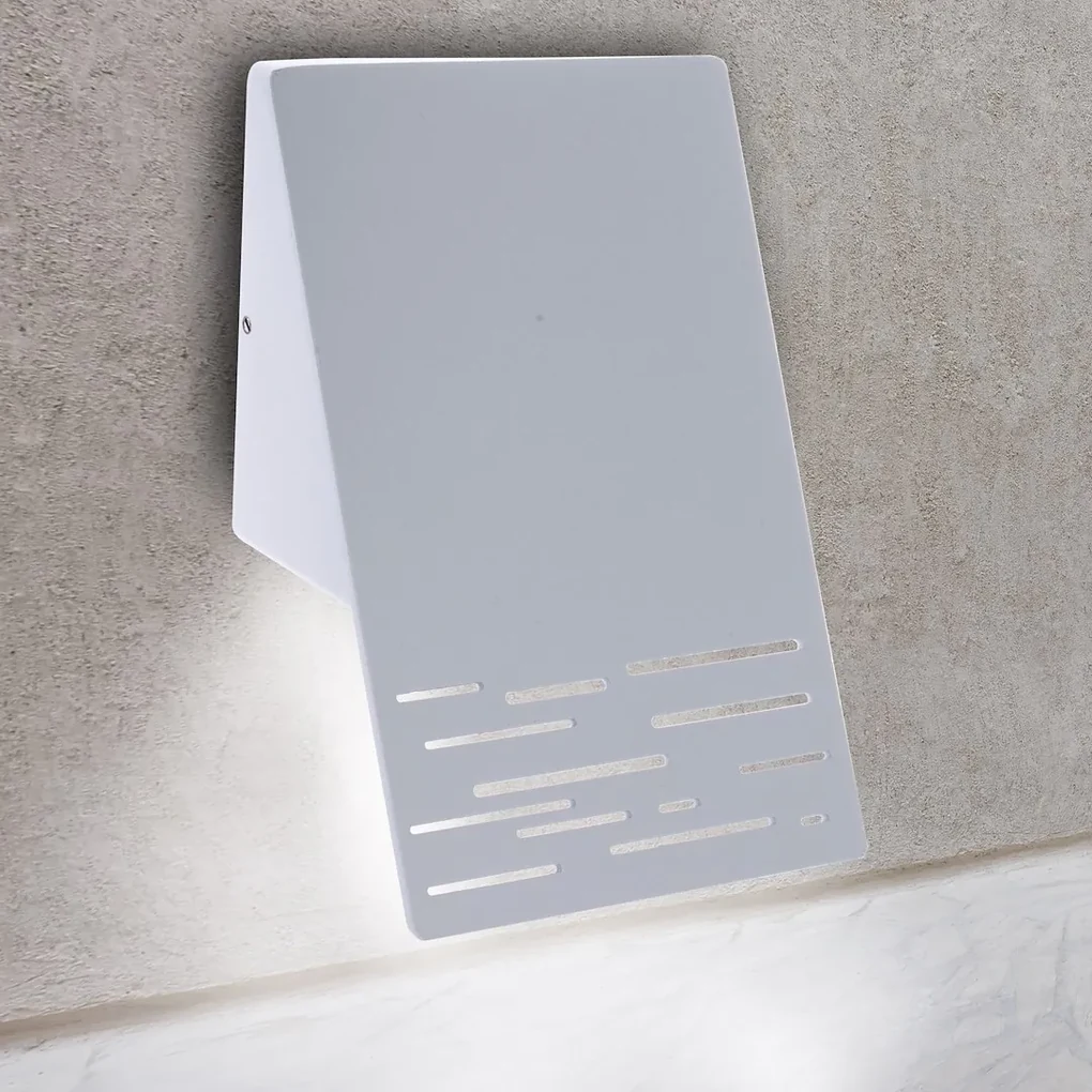 Exteriérové nástenné LED svietidlo Line, 1x LED 10w, biele