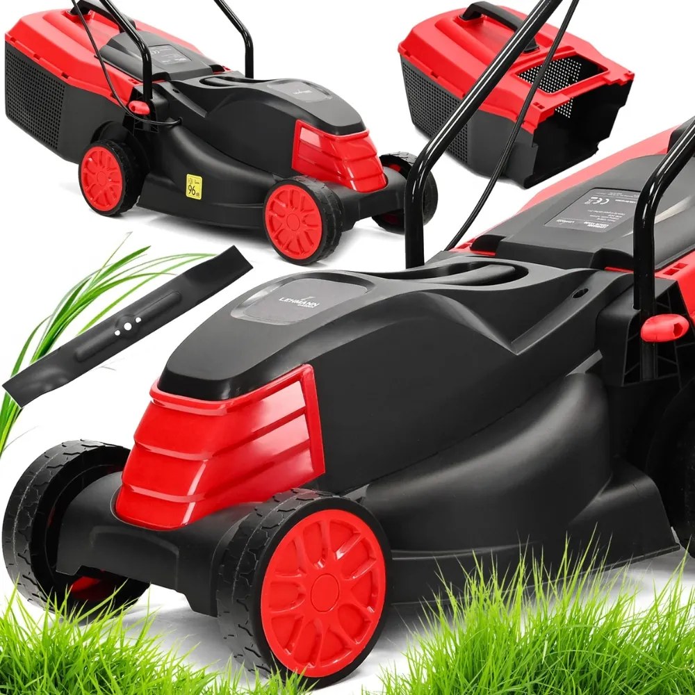 Elektrická Kosačka Na Trávu Tichá, Veľká, Výkonná S Reguláciou, Veľký Kôš 2000 W