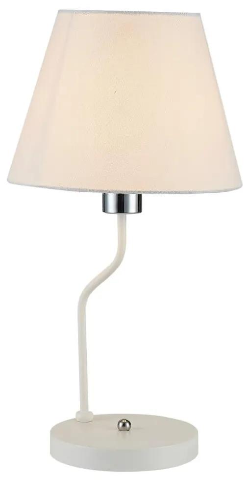Candellux Stolná lampa YORK 1xE14/60W/230V biela CA0715