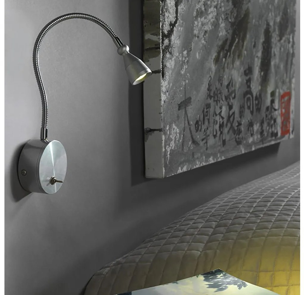 ONLI - LED Flexibilná lampička LEXI LED/1W/230V 4000K chróm