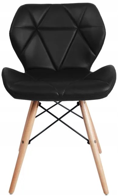 Jedálenská stolička MURET čierna