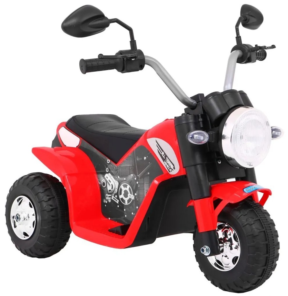 RAMIZ ELEKTRICKÁ MOTORKA MINIBIKE - ČERVENÁ - 1x 6V - 6V/4,5Ah - 2022