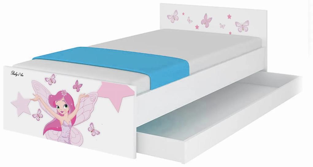 Raj posteli Detská posteľ "Malá princezná" MAX  XL biela