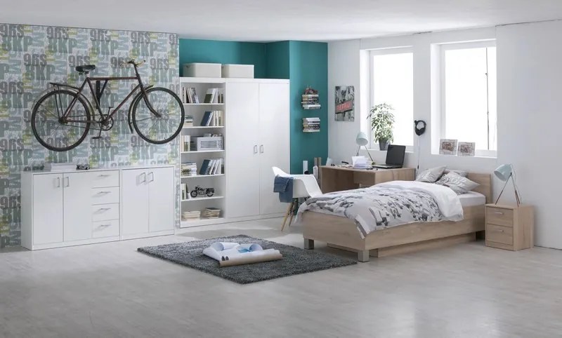 Šatníková skriňa Mega 24, biela