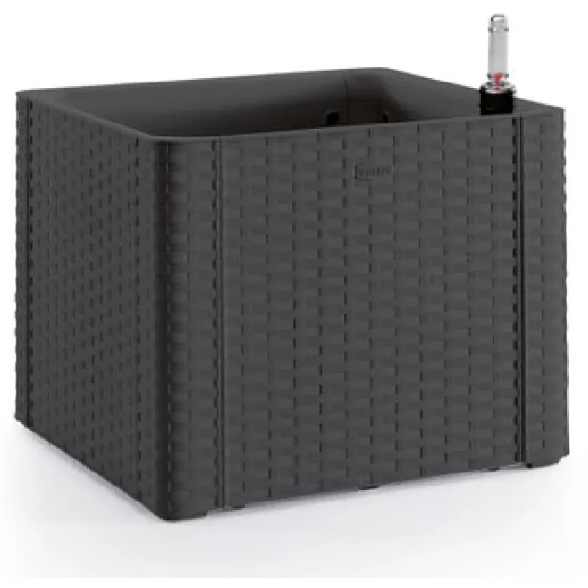 STEFANPLAST Samozavlažovací truhlík Natural Deluxe 35 l, antracit