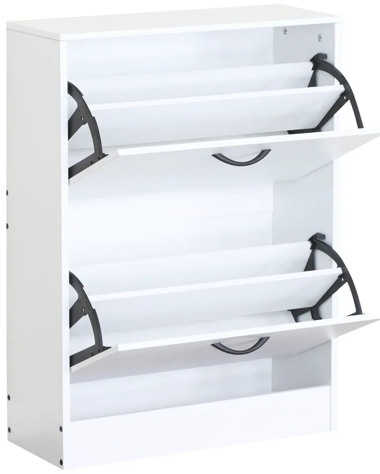 Botník BOTNIX, 2 poschodia, biela