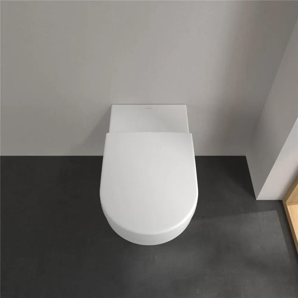 VILLEROY &amp; BOCH ViCare závesné WC s hlbokým splachovaním bez vnútorného okraja, 370 x 700 mm, biela alpská, 5649R001