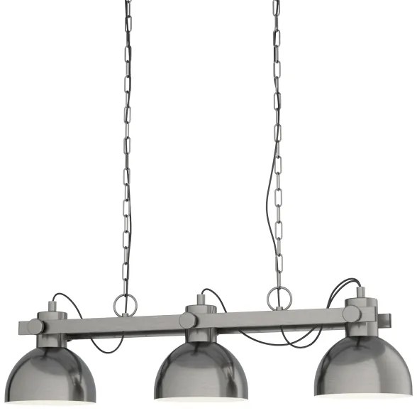 Eglo 43168 - Luster na reťazi LUBENHAM 3xE27/28W/230V
