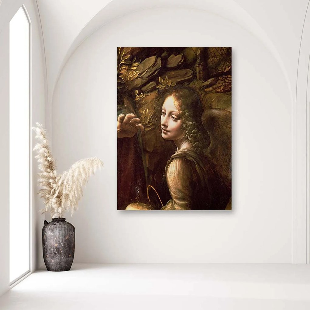 Gario Obraz na plátne Madona v jaskyni - Leonardo da Vinci, reprodukcia Rozmery: 70 x 100 cm