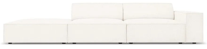 Béžová rohová pohovka z textílie bouclé (ľavý roh) Jodie – Micadoni Home