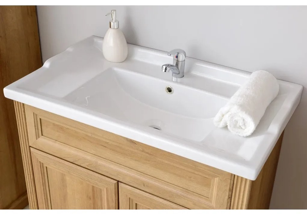 Keramické umývadlo CFP 80 Retro biele