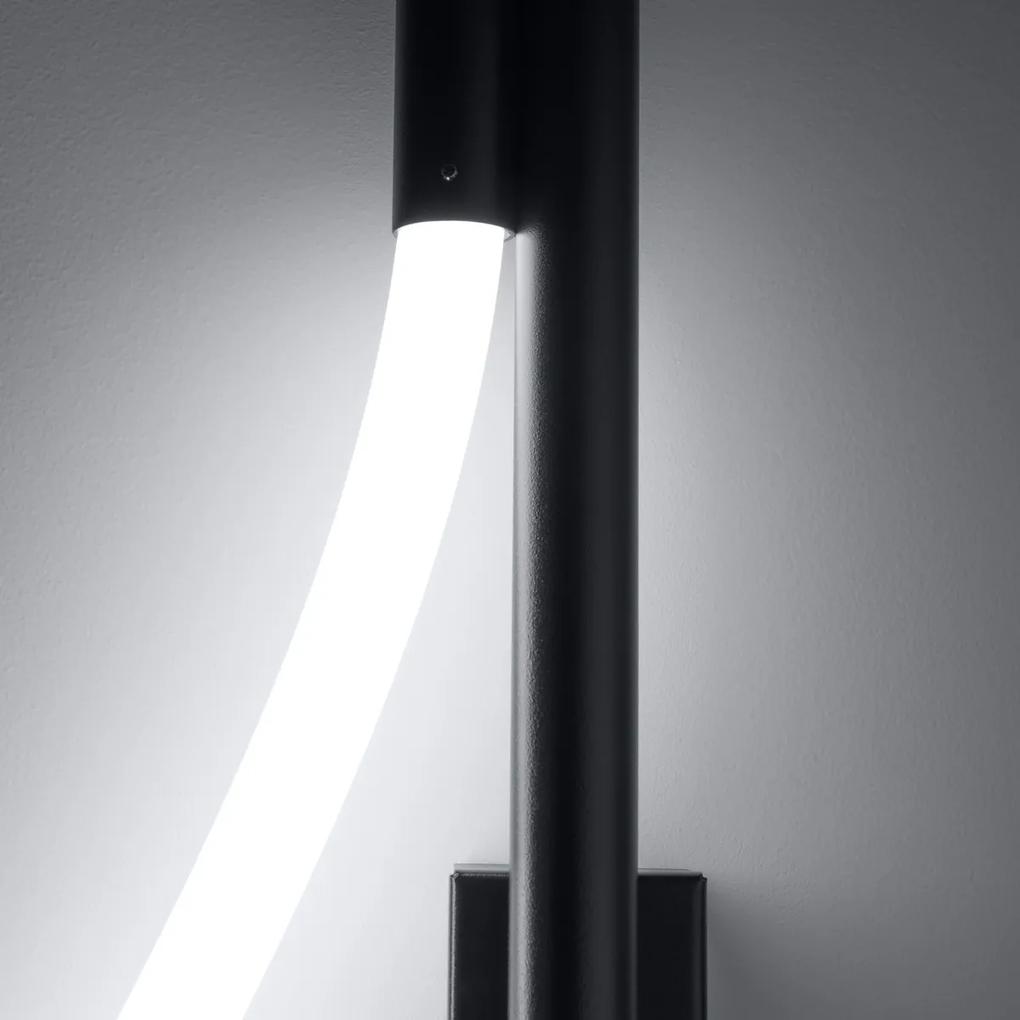 Sollux Nástenné svietidlo GALAKSE čierne LED 2700-6500K