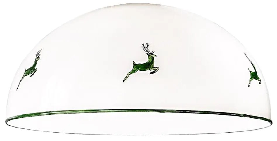Kolarz 731.G101 - Náhradné sklo k lustru NONNA E27, priemer 30 cm, jelenia zelená