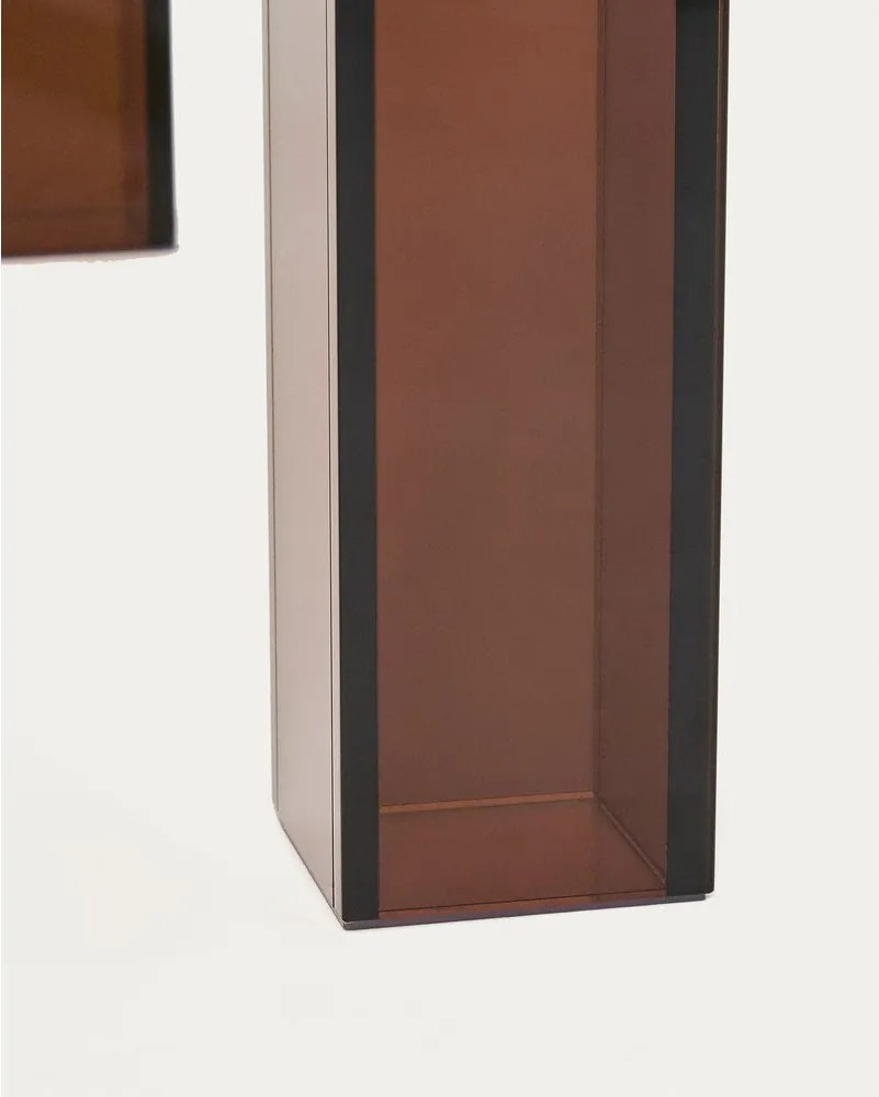 Sklenený jedálenský stôl 90x160 cm Adularia – Kave Home