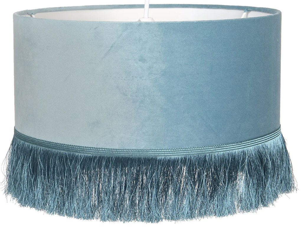 Modré závesné svetlo Thierri - Ø 35*25 cm / E27