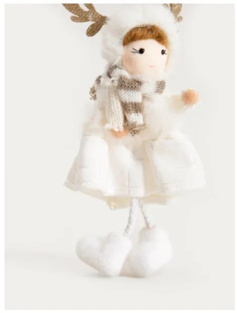 Vianočná dekorácia PLYS bábika 753831