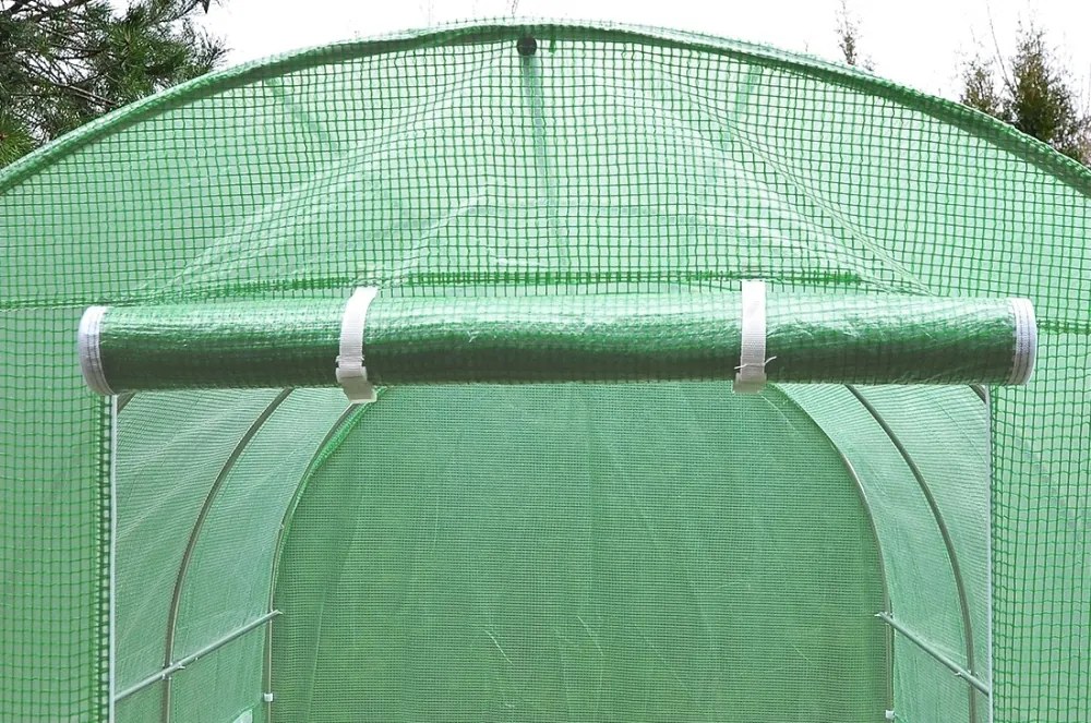 Zahradní fóliovník bílý 3x8m Focus Garden - 2x dveře