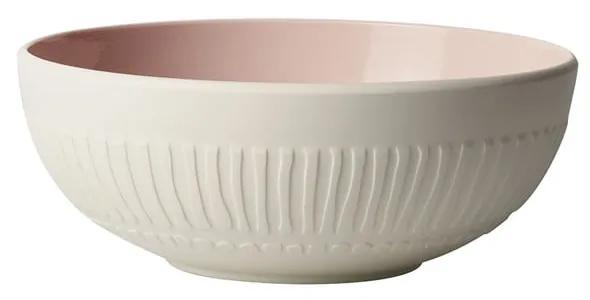 Bielo-ružová porcelánová miska Villeroy &amp; Boch Blossom, 850 ml