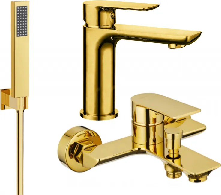 Mexen Alfa R02 vaňová súprava, zlatá - 745703R02-50