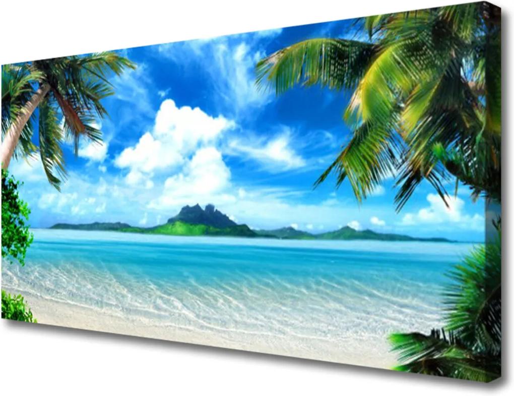 Obraz Canvas Palmy More Tropický Ostrov