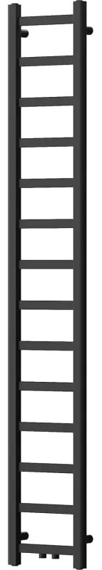 Mexen Bolt, vykurovacie teleso 1800 x 300 mm, 351 W, spodné a stredové, čierna, W126-1800-300-00-70