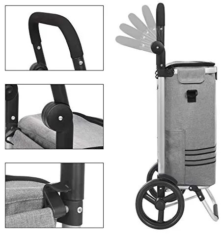 Nákupný vozík SONGMICS KST02GY