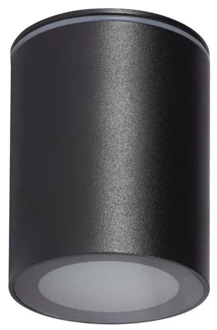 Kanlux 33361 - Vonkajšie bodové svietidlo AQILO 1xGU10/7W/230V IP65 čierna 33361
