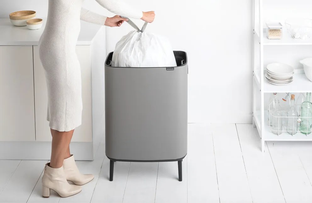 Brabantia BO Touch Bin 60L HI minerálne sivá