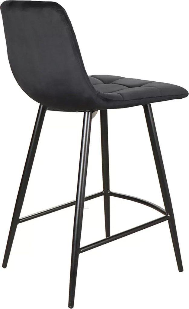 SI Mila H-2 Sametová barová stolička