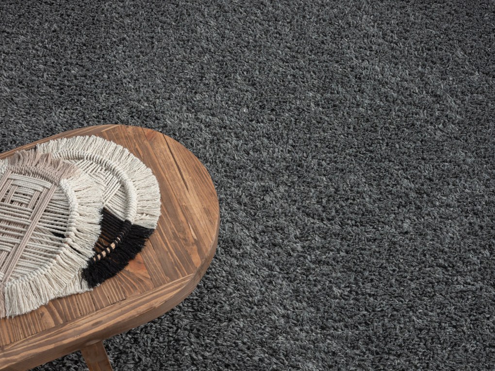 Kusový koberec My Shaggy grau, 120x180, šedá, chodba / predsieň, My Flair