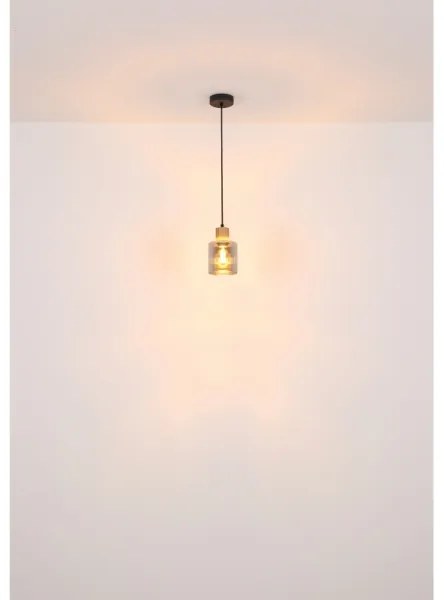 Globo 15768 - Závesné svietidlo na lanku ALEIDIS 1xE27/25W/230V pr. 12 cm