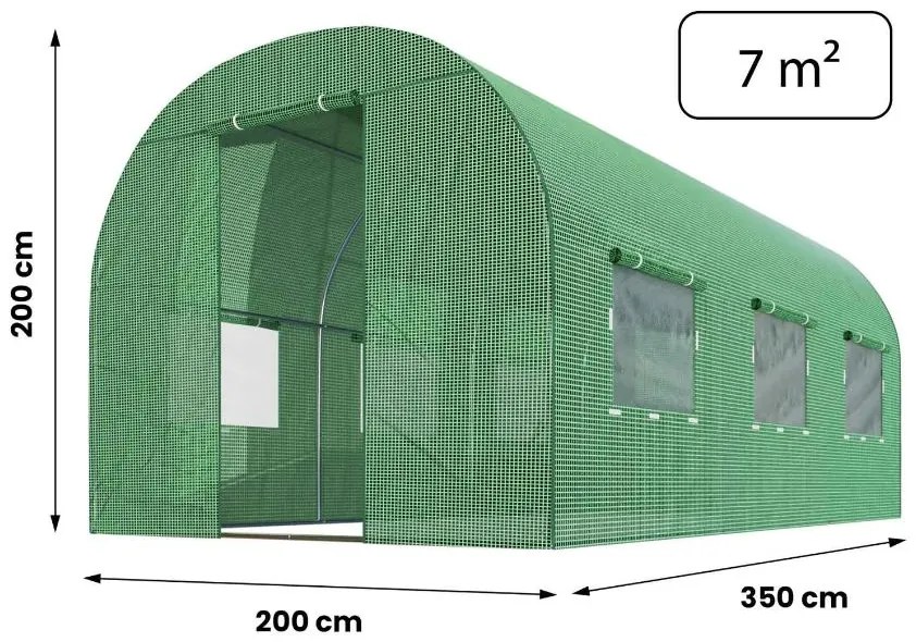 Bestent Záhradný fóliovník 2x3,5m s UV filtrom STANDARD