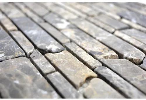 Mozaika z prírodného kameňa MOS Brick 285 27,5x30 cm hnedá