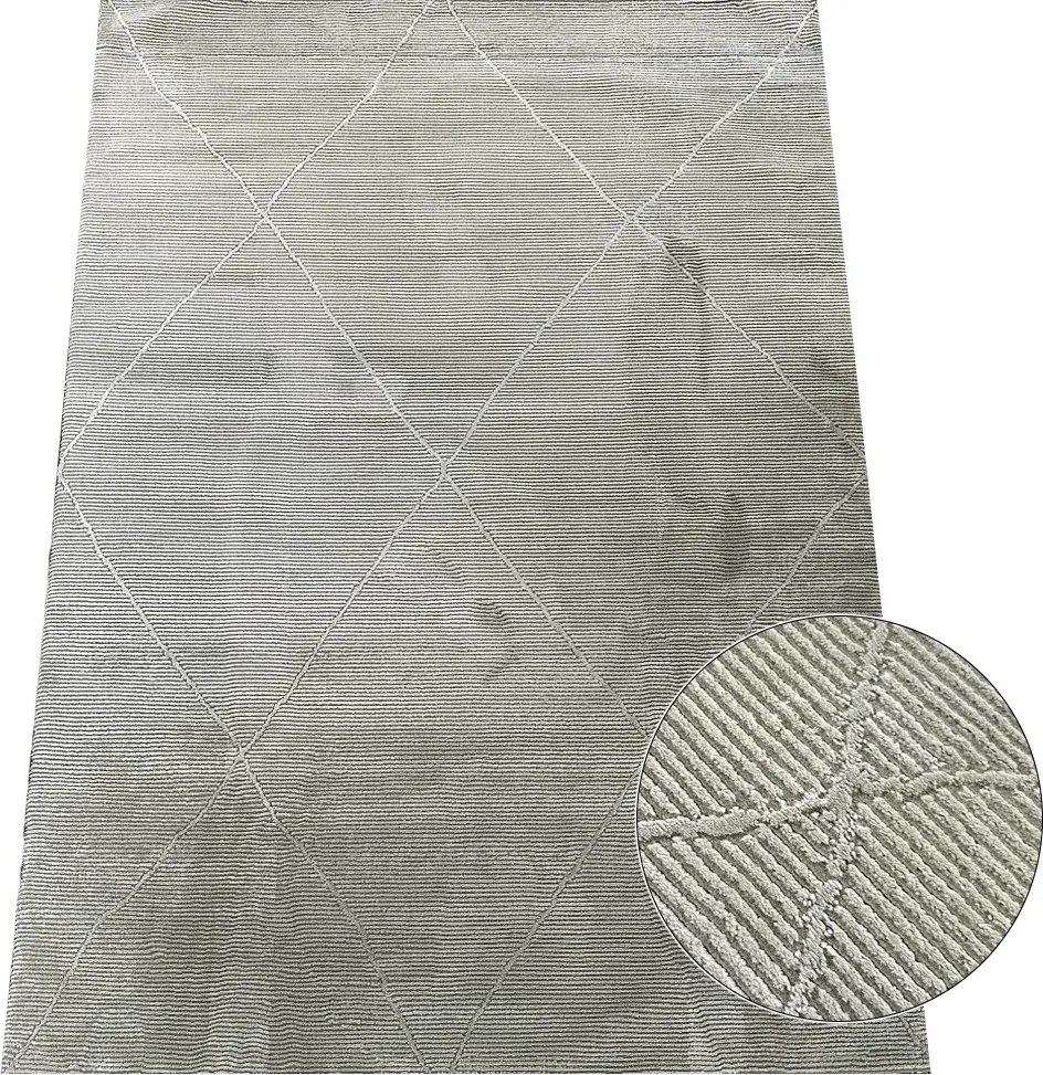 BE Koberec Zurich 1903 GREEN – zelený obdĺžnikový Rozmer: 140x190 cm