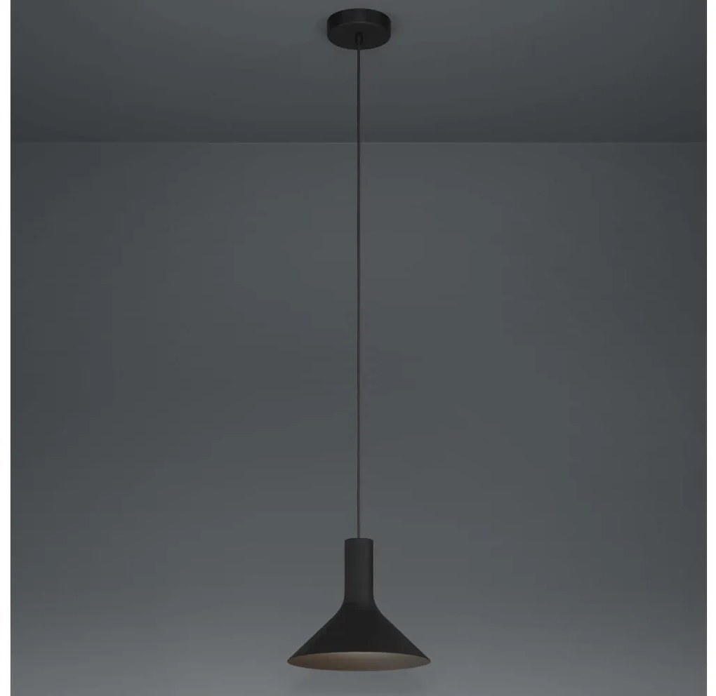 Eglo 390218 - Luster na lanku MORESCANA 1xE27/28W/230V čierna
