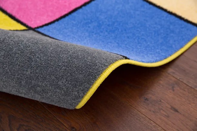 Detský koberec Funky Top Kuku žltý