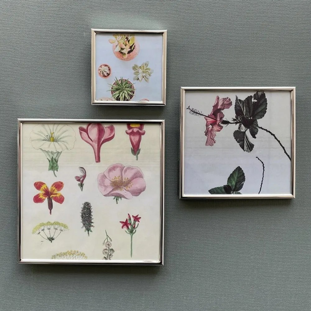 Kovový stojací/na stenu rámček v striebornej farbe 16x16 cm Sweet Memory – Zilverstad