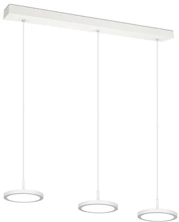 LED závesné osvetlenie Trio Tray biela 340910331