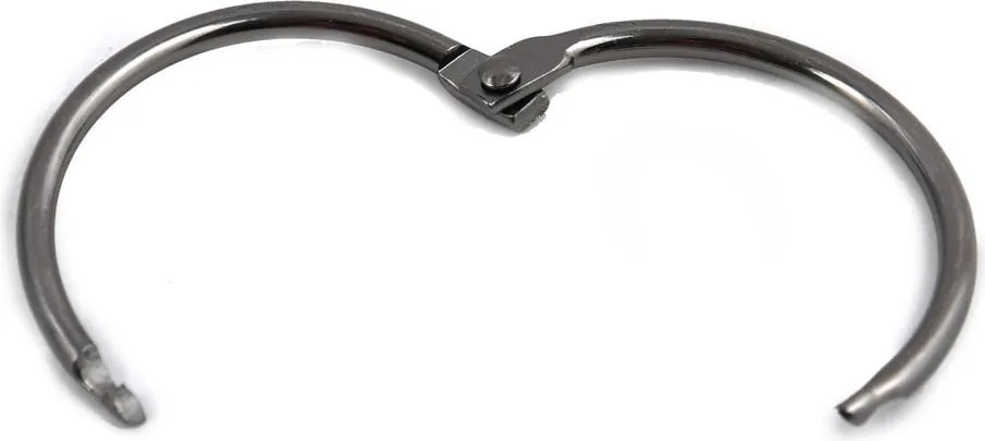 Matne čierne krúžky k sprchovému závesu v súprave 12 ks Ringo Small – Spirella