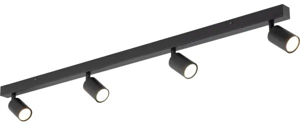 Bodové svietidlo NEX 4xGU10/10W/230V čierna