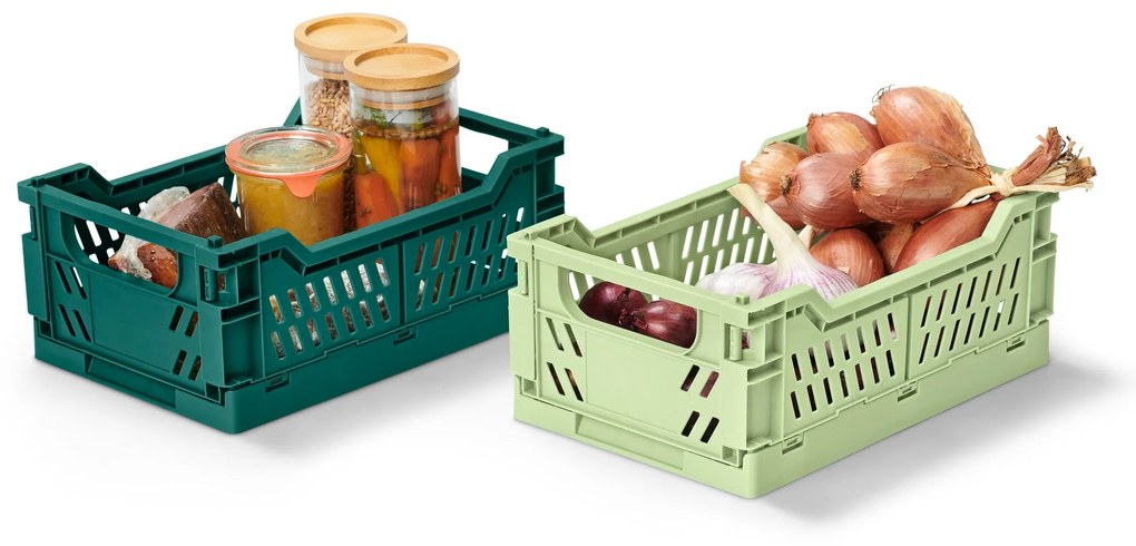 Sklápacie úložné debničky, 2 ks